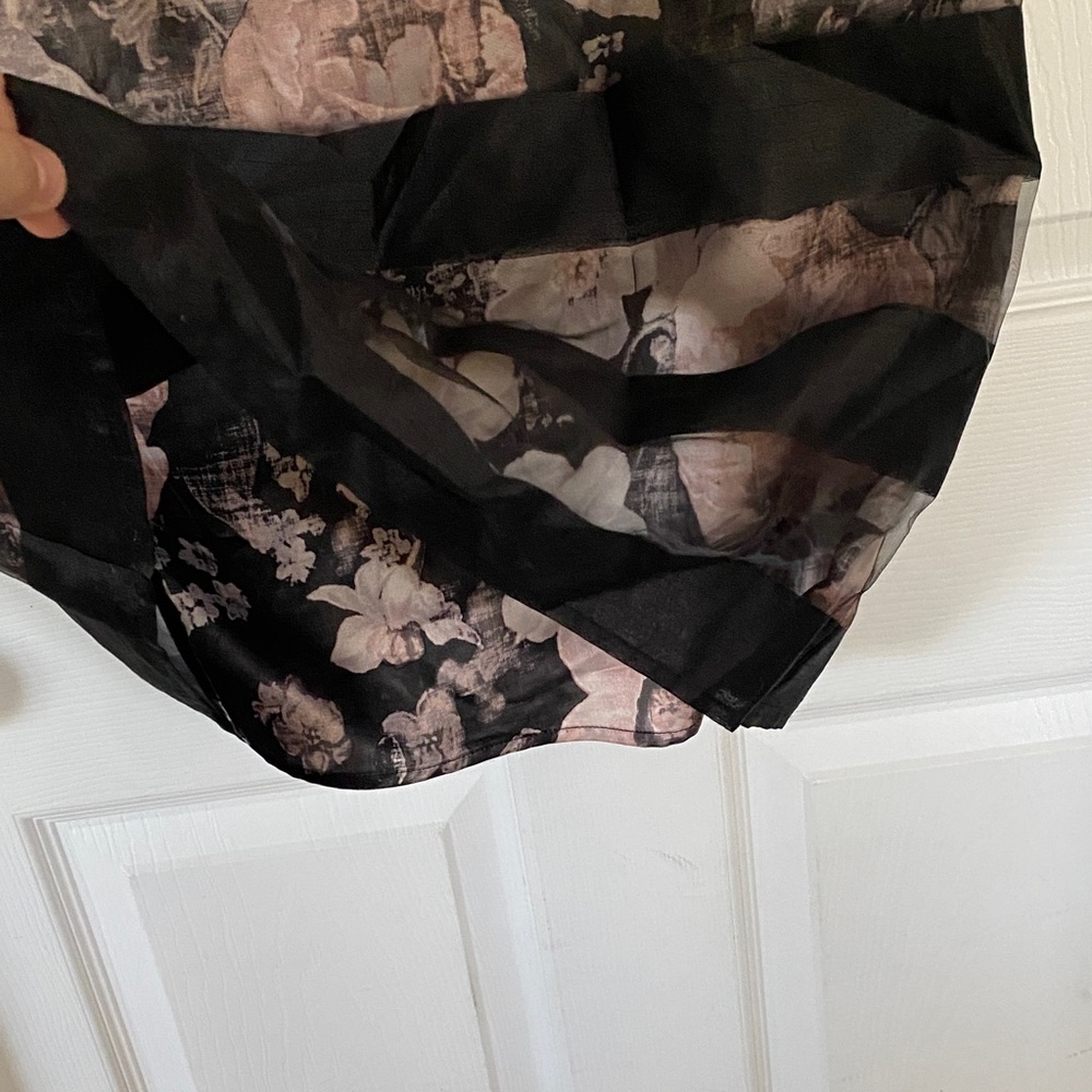 Vince Camuto Striped Floral Mini Dress - Picture 4 of 5